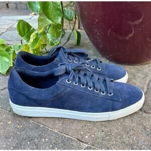 Men's Brooks Brothers navy suede casual shoes size 12
